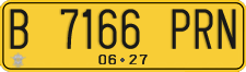 License plate of Indonesia, Commercial vehicles