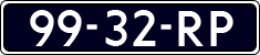 License plate of the Netherlands, Cars