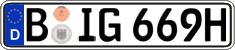 German license plate, Plates for oldtimers (type 