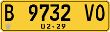 License plate of Indonesia, Commercial vehicles
