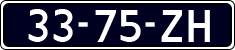 License plate of the Netherlands, Cars