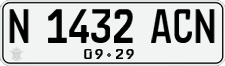 License plate of Indonesia, Regular plates