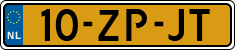 License plate of the Netherlands, Cars