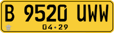 License plate of Indonesia, Commercial vehicles