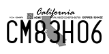 California, Temporary (AB12C34)