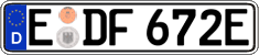 German license plate, Electric vehicles