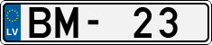 License plate of Latvia, Regular car plates