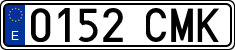 License plates of Spain, Ordinary (2000)