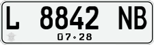 License plate of Indonesia, Regular plates
