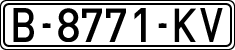 License plates of Spain, 1971 year series