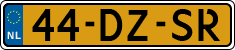 License plate of the Netherlands, Cars