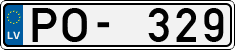 License plate of Latvia, Regular car plates