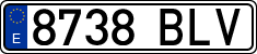 License plates of Spain, Ordinary (2000)