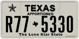 Texas, Apportioned vehicles (2012) (A12-3456)