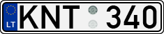 License plate of Lithuania, Cars