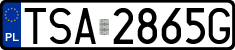 License plates of Poland, Regular car plates