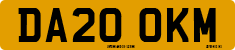 License plate of the United Kingdom, 2001 year system