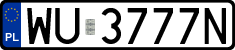 License plates of Poland, Regular car plates