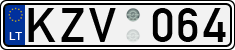 License plate of Lithuania, Cars