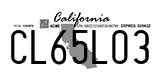 California, Temporary (AB12C34)