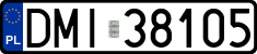 License plates of Poland, Regular car plates