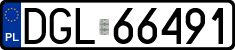 License plates of Poland, Regular car plates