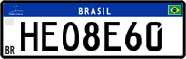 License plate of Brazil, Private owners (Mercosul)