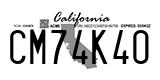 California, Temporary (AB12C34)