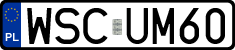 License plates of Poland, Regular car plates