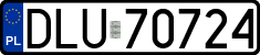 License plates of Poland, Regular car plates