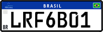 License plate of Brazil, Private owners (Mercosul)