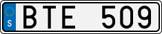 License plate of Sweden, Regular plates