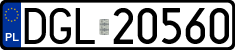 License plates of Poland, Regular car plates