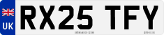 License plate of the United Kingdom, 2001 year system