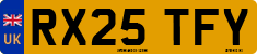 License plate of the United Kingdom, 2001 year system
