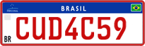 License plate of Brazil, Commercial vehicles (Mercosul)