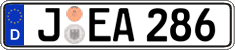 German license plate, Regular plates