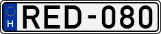 license plates of Hungary, Cars (1990)