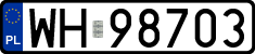 License plates of Poland, Regular car plates