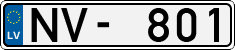 License plate of Latvia, Regular car plates
