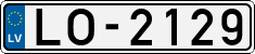 License plate of Latvia, Regular car plates