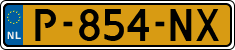 License plate of the Netherlands, Cars