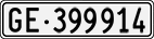 License plate of Switzerland, Cars