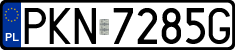 License plates of Poland, Regular car plates