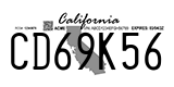 California, Temporary (AB12C34)
