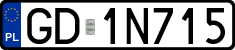 License plates of Poland, Regular car plates