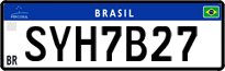 License plate of Brazil, Private owners (Mercosul)