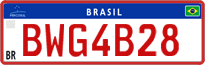 License plate of Brazil, Commercial vehicles (Mercosul)