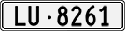 License plate of Switzerland, Cars