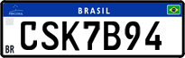 License plate of Brazil, Private owners (Mercosul)